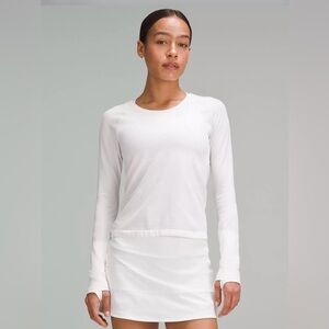 Lululemon Swiftly Tech Long Sleeve Top (Breeze) Relaxed Fit
White size 14